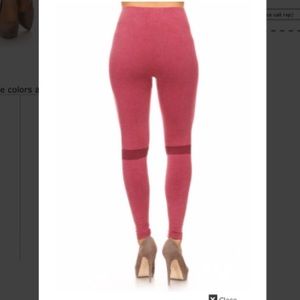 Yelete Women's Seamless Kermo Fleece Leggings - Warm Winter Leggings, 95% Polyester 5% Spandex, One Size Fits Most